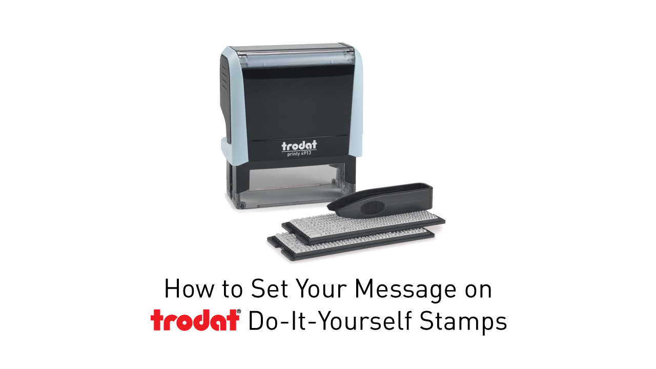 Amazon.com : Trodat Printy 4913 Self-Inking Do It Yourself (DIY) 5